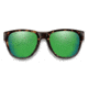 Smith Rockaway Sunglasses, Tortoise Frame, ChromaPop Glass Polarized Green Mirror Lens, 20431608652UI