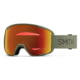 Smith Preview Snow Goggle, Fatigue Green Frame, ChromaPop Everyday Red Mirror Lens, M004503QM99MP