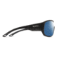 Smith Spinner Sunglasses, Matte Black Frame, ChromaPop Polarized Blue Mirror Lens, 20498100399XX