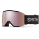 Smith Squad Mag Low Bridge Fit Googles, ChromaPop Everyday Rose Gold Mirror, Black, M007570JX99M5