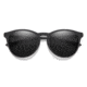 Smith Wander Sunglasses, Matte Black Frame, ChromaPop Polarized Black Lens, 204931003556N