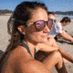 Smith Wander Sunglasses, Tortoise Frame, ChromaPop Polarized Rose Gold Mirror Lens, 204931086559V