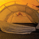 SnugPak Journey Quad Tent, 75D 185T Ripstop Polyester, Two Vents And Two Mesh Vented Doors, Sunburst Orange, 96004