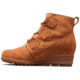 Sorel Evie Lace-Up Boots - Womens, Suede Camel Brown, 10.5, 1870421224-10.5