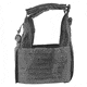 Spartan Armor Systems Achilles Laser Cut Plate Carrier, Small/Extra Large, Black, Adjustable, SAS-AC-LC-BK