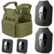 Spartan Armor Systems Achilles NIJ Certified AR550 Package, Small/Extra Large, OD Green, Adjustable, SA-AR550PKG-AC-OD-FC-SP
