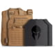 AR500 Body Armor Level III Tactical Response Kit, Base Coat, Coyote Brown, Medium-Extra Large, SAS-AR500PKG-TRK-CB-KIT