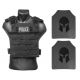 Spartan Armor Systems AR550 Body Armor Active Shooter Kit/police Tactical Gear Atc, Base Coat, Black, Medium-Extra Large, SAS-PKG550-ACTSH-ATC-K