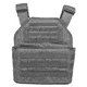 Spartan Armor Systems Shooters Cut Plate Carrier, Medium/Extra Large, Black, Adjustable, SAS-SHPC-BLK