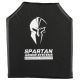 Spartan Armor Systems Shooters Cut Trauma Pad Set Of Two, Black, 10x12, SAS-TP1012