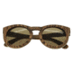 Spectrum Sunglasses Flores S127BN Sunglasses, Brown Frame, Brown Lens SSGS127BN