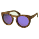 Spectrum Sunglasses Flores S127PU Sunglasses, Brown Frame, Purple Lens SSGS127PU