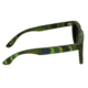 Spectrum Sunglasses Kalama S104BK Sunglasses, Green Stripe FRAME, Black Lens SSGS104BK