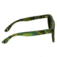 Spectrum Sunglasses Kalama S104GN Sunglasses, Green Stripe FRAME, Green Lens SSGS104GN