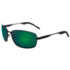 Spiderwire Waylay Sunglasses, Matte Black Frame, Green Mirror (Grey Base) Lens 1362716