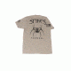 Spikes Tactical Mens - T-Shirt - Stops ISIS on Contact, Warm Grey, 2XL SGT1071-2X