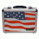 Birchwood Casey Double Pistol Case, USA Flag, 11.74x8.5x4in 00002F