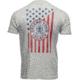 Springfield Armory American Flag Short Sleeve T-Shirt - Mens, White, Medium, GEP7124M