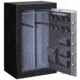 Stack-On 36-Gun with Combination Lock, Matte Black/Silver, Black/Silver, Large TD-36-SB-C-S