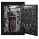 Stack-On 72 in TALL, 62-90 Gun with Electronic Lock,, Matte Black E-90-MB-E-S-72