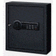 Stack-On Personal Drawer/Wall Safe w/Electronic Lock,1 Shelf,12.36x4.72x14.37in,Matte Black PDS-1505