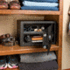 Stack-On Personal Safe with Electronic Lock, 14x10x10in, Black, Small, PS-1814-E