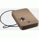 Stack-On Portable Security Case with Key Lock , 9.5x6.5x1.75in, Sand, PC-95K-S