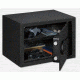 Stack-On Standard Personal Safe w/Biometric Lock,1 Shelf,13.88x9.88x9.88in,Matte Black PS-15-10-B