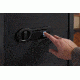 Stack-On Super Sized Personal Safe w/Biometric Lock,2 Shelves,13.74x12.99x19.69in,Matte Black PS-15-20-B