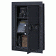 Stack-On Wall Safe with Biometric Lock, MATTE BLACK PWS-15522-B
