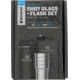 Stanley The Pre-Party Shot Glass w/ Flask Set, Matte Black, 10-01883-032