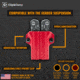 StatGear Kydex Sheath for Gerber Suspension, Carbon Fiber Black, GSUSP-CF-BLK