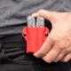 StatGear Kydex Sheath for Gerber Suspension, Carbon Fiber Red, GSUSP-CF-RED