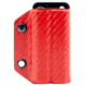 StatGear Kydex Sheath for Leatherman Wingman &amp; Sidekick, Carbon Fiber Red, LWING-CF-RED