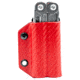 StatGear Kydex Sheath for Leatherman Wingman &amp; Sidekick, Carbon Fiber Red, LWING-CF-RED