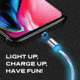 Statik Statik GloBright Universal Light-Up Charge Cable, 3ft/1m, Green, PUP-0253-GRN