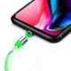 Statik Statik GloBright Universal Light-Up Charge Cable, 3ft/1m, Green, PUP-0253-GRN