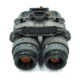 Steele Industries DTNVS Dual Tube Night Vision Goggle, L3 20UA Unfilmed White Phosphor, Matte Black, DTNVS-L3-20UA-WP
