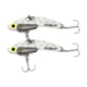 SteelShad Mini, 2 Pack, 1/4 Oz, Glow Silver, SSL-10236