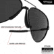 STNGR Horizon Lifestyle Sunglasses, Matte Black/Smoke, Medium/Large, 1P-ODAR-LIOP