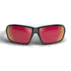STNGR Ridge Ballistic Sunglasses, Matte Black/Red Mirror, Large, QY-XXC6-QT1V