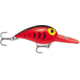 Storm Original Mag Wart Crankbait, Floating, Fluorescent Red/Black Herringbone, 2 3/4in, 3/4oz, AV90