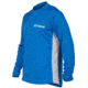 Stormr UV Shield Mesh Side Long Sleeve Performance Shirt- Mens, Blue, Extra Large, RW215M-44-XL
