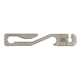 Stowaway Tools Pocket Clip/Bottle Opener Tool, Metal-Matte, STW-202