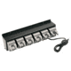 Streamlight 6-Unit Bank Charger, 230V Ac, Strion Flashlight, Black, 74600