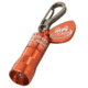 Streamlight Orange Nano Light with White LED. Clam packaged.  Orange 73006
