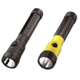 Streamlight PolyStinger LED Flashlight with Fast Charger and PiggyBack Holder, Black, Blue, Yellow