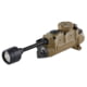 Streamlight Sidewinder Stalk LED Flashlight w/Helmet Clip, CR123A &amp; AA, Multicolor, 76 Lumens, Coyote, 14300