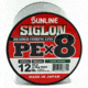 Sunline Siglon PEx8 8-Strand Braided Line 12lb 1968yd Dark Green Tight Weave Low Diameter, 63053798