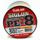 Sunline Siglon PEx8 8-Strand Braided Line 50lb 1968yd Orange Tight Weave Low Diameter, 63053862